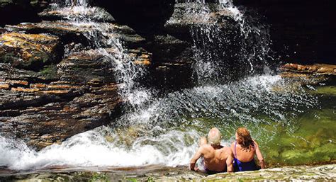 naked pool|Skinny Dip Falls